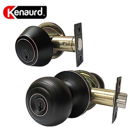 Kenaurd Kenaurd:Combo Lockset G3 ORB - SC1 KBL01-ORB-SC1
